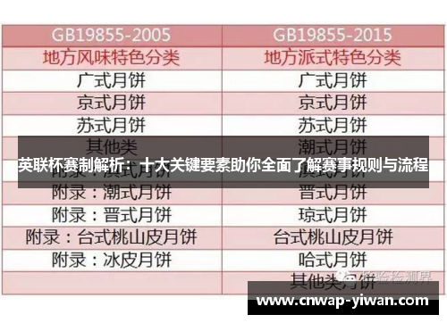 英联杯赛制解析:十大关键要素助你全面了解赛事规则与流程 英联杯赛制解析:十大关键要素助你全面了解赛事规则与流程